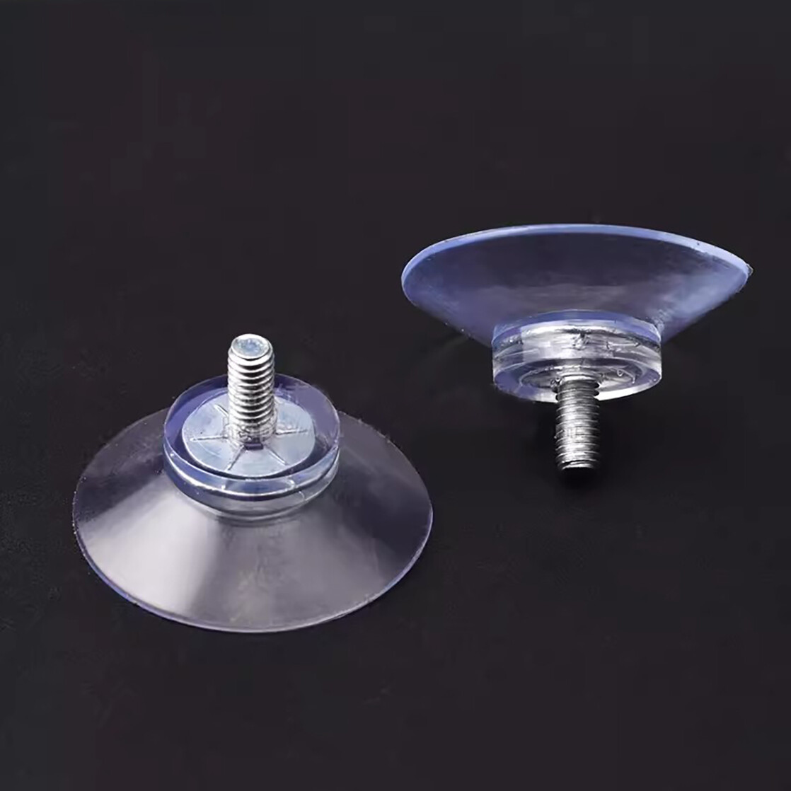 Threaded suction cup Ø 32/40/44/48mm suction cup roller nut transparent M4 M6 M7 gallery