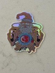 Trippy Holographic Wizard Sticker