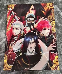 Naruto-Akatsuki 3D Poster 3D Lenticular Flip Effect,3 Images In One
