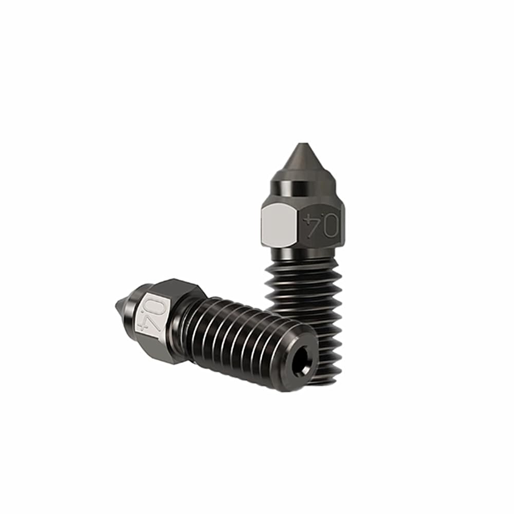 2 Pack High Temperature Wear Resistance Hardened Steel Nozzles for ELEGOO Neptun gallery