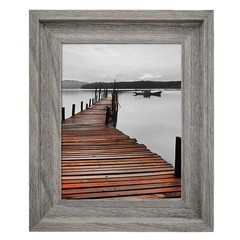 Rustic 8×10 Picture Frames, Solid Wood Photo Frame with Glass Front, Wall Mou…