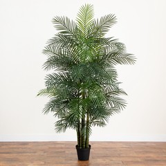 8FT Artificial Areca Palm Tree UV Resistant (Indoor/Outdoor). Retail $369