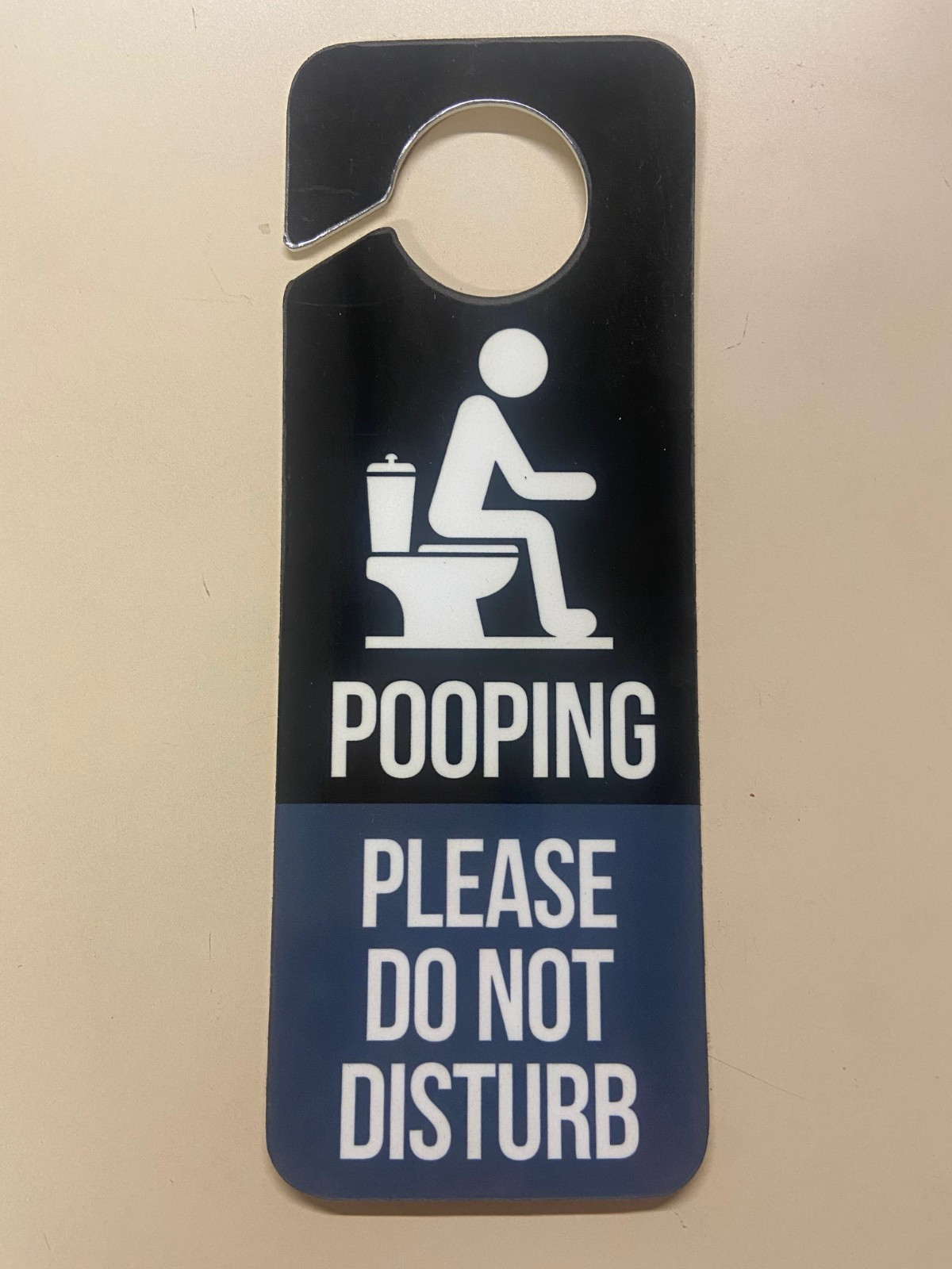 Door Hanger - Pooping Please Do Not Disturb - NEW gallery