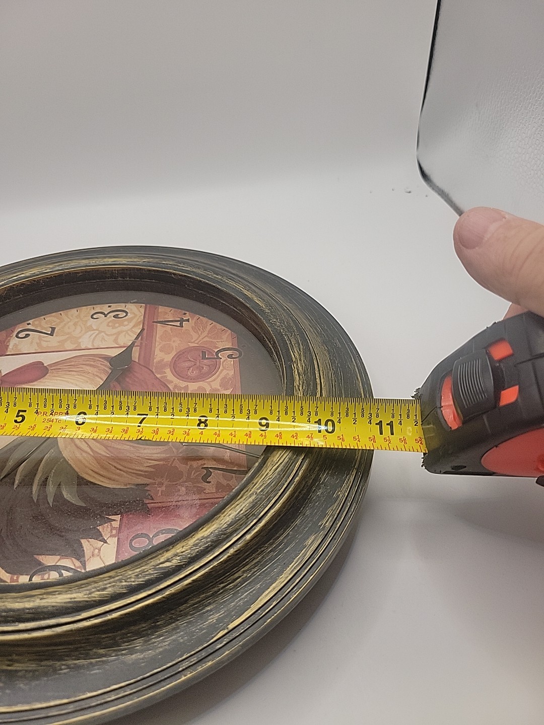 11" Decorative Rooster Wall Clock Tested Working A A Battery Not Included gallery