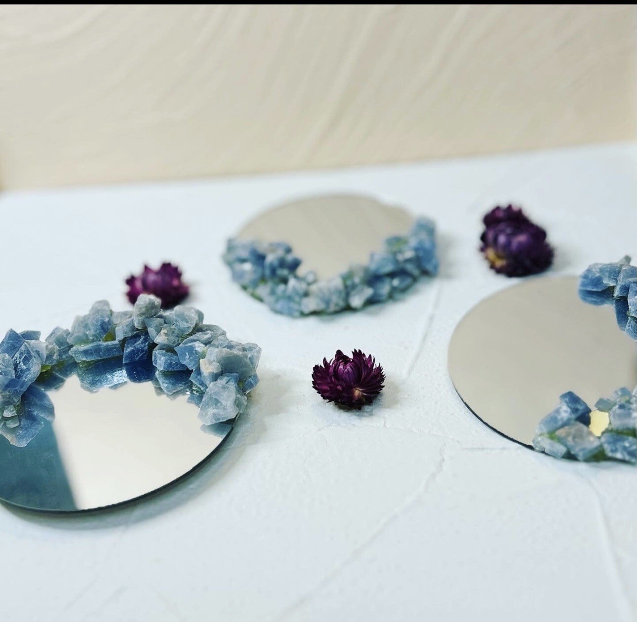 Crystal Accent Mirror (4 Inches)  gallery