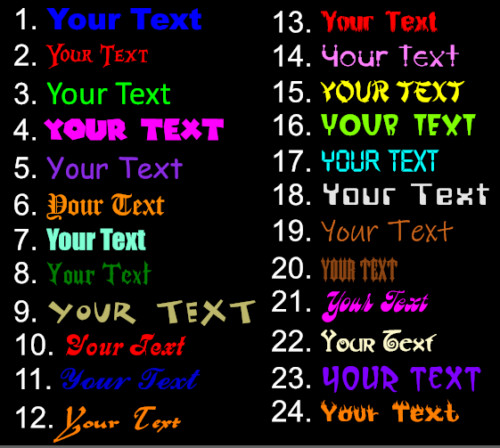 Vinyl Text Custom Decal Window Sticker Personalized Vinyl Lettering Customized gallery