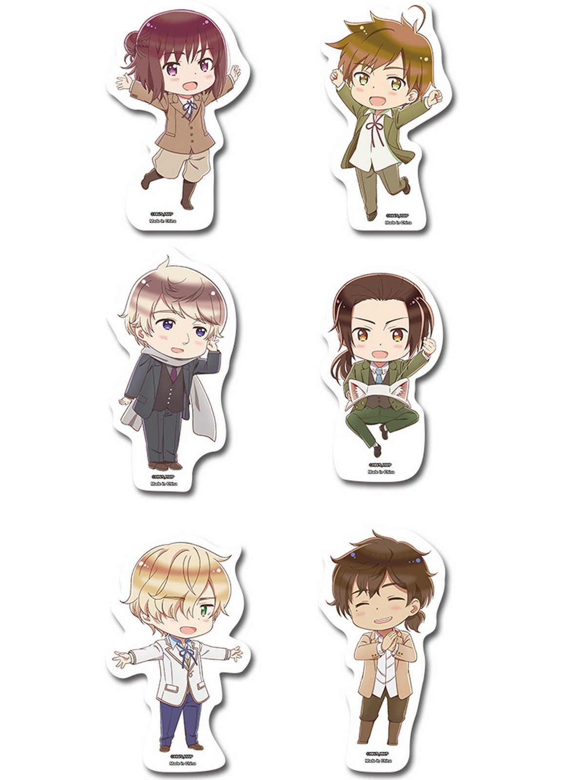 Hetalia Season 7 - Chracter Normal Sticker Die-Cut Set 2 gallery