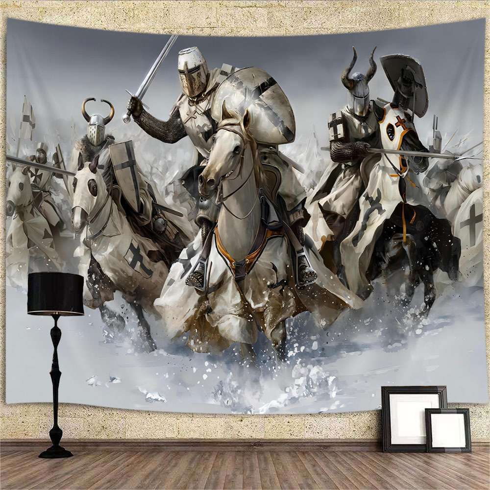 Medieval Knight Extra Large Tapestry Wall Hanging Poster Anime Background Game gallery