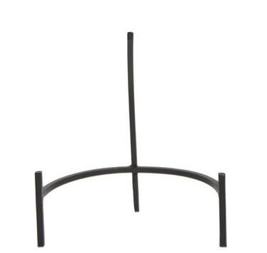 (2pcs pack) Versatile Glass Display Stands Iron Stand Stained Glass Black Iro... gallery