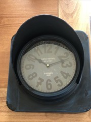 TRAIN STATION WALL CLOCK. The Barrel Shack. TRAFALGAR. Brand New W/ Orig. Box
