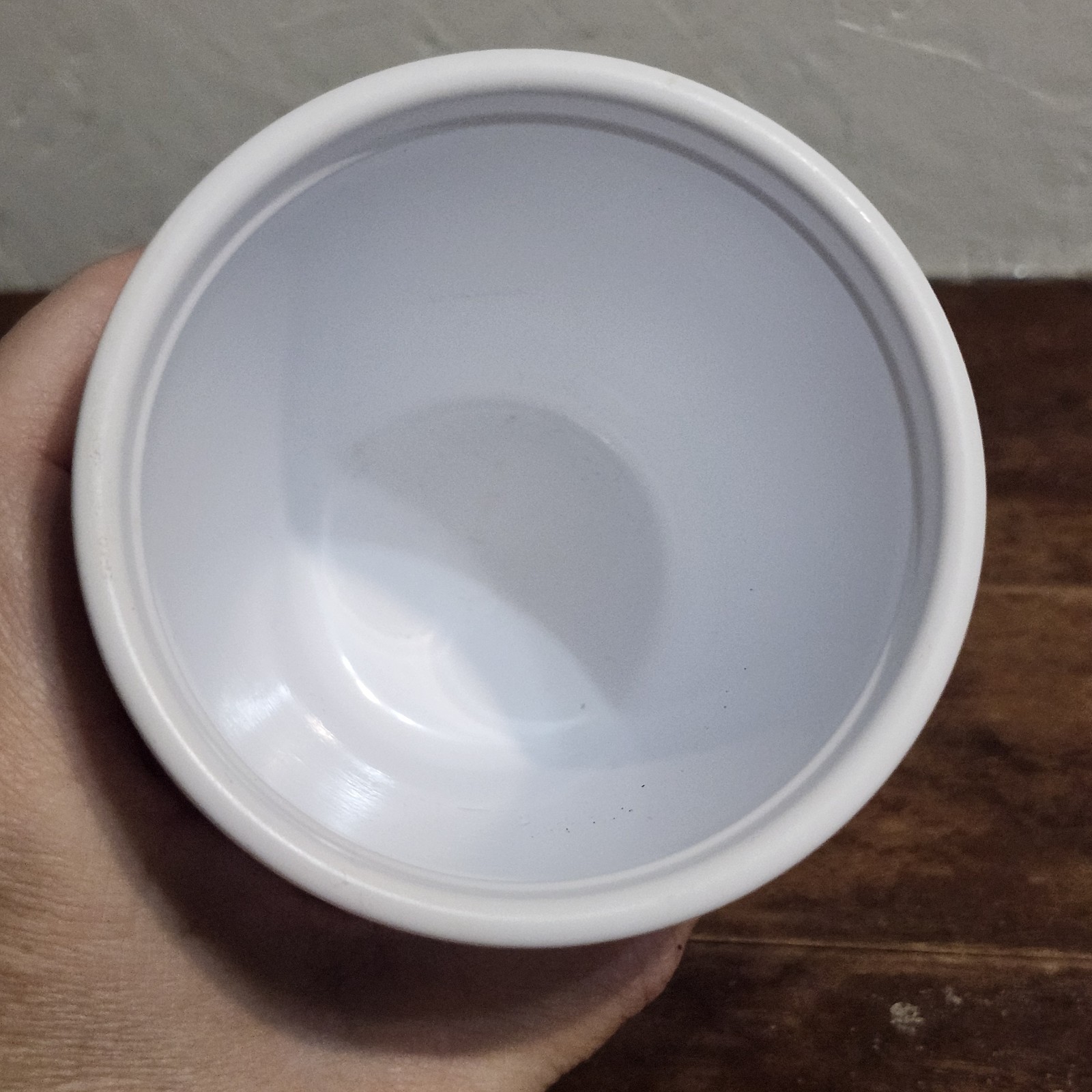 German Matte White Porcelain Cachepot Planter Vase 4" Made in Germany gallery
