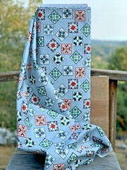 Mini Quilt Pattern – Medium Tone Background – Thistle Hill Fabric Collection