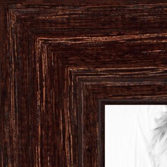ArtToFrames Custom Picture Poster Frame Brown Walnut Stain on 1.125″ Wide Wood