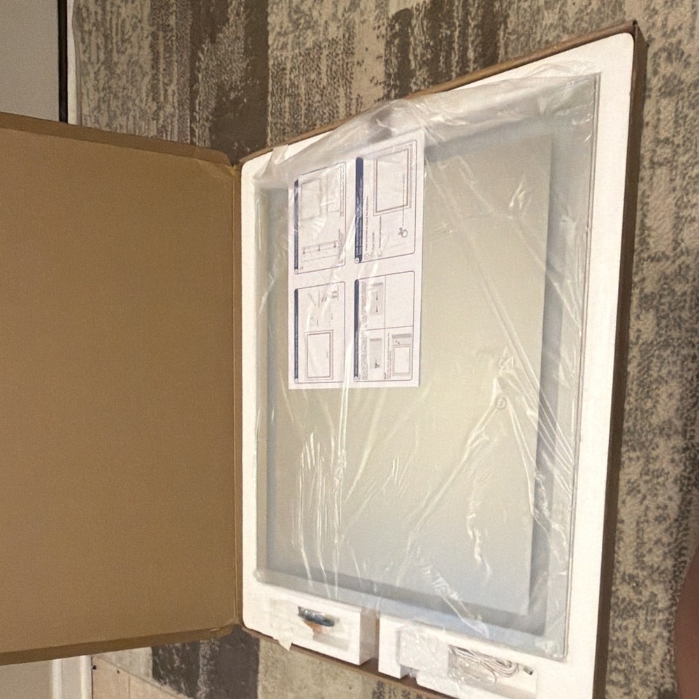 White 16x20 vanity mirror