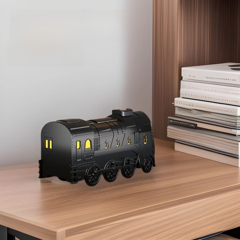 Remote Control Train Humidifier Aromatherapy LED Mist Diffuser USB Desktop gallery