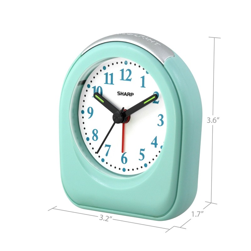Sharp Ascending Alarm Clock Mint Quartz Analog Battery Operated NEW SEALED gallery