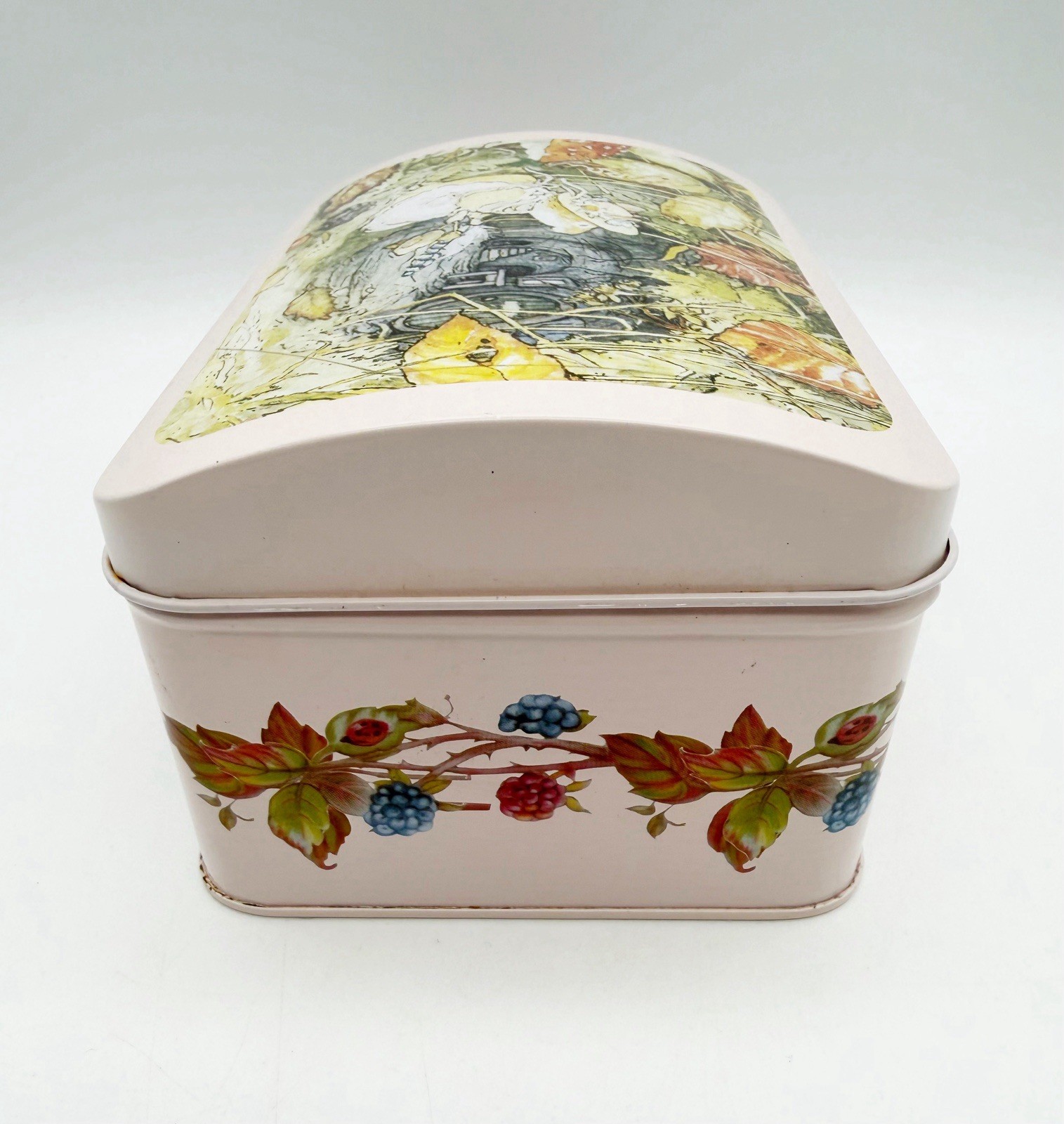 Brambly Hedge Metal Tin Rectangular Autumn Story Jill Barklem Steamtrunk gallery