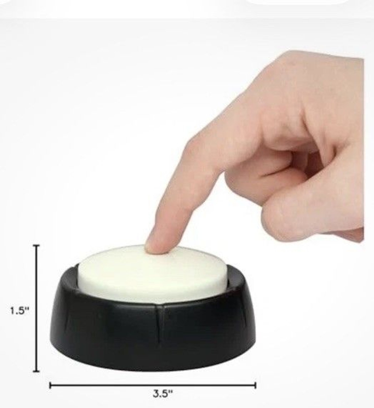 Cirbic Large Talking Alarm Clock - 1 Count (Pack of 1), White gallery