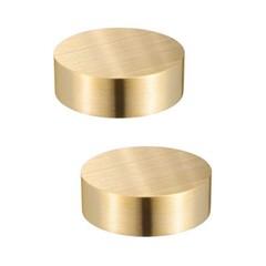 2 Count Decorative Paper Weights Paperweight for Writing Brass Disk