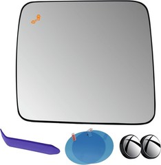 Driver Side Mirror Glass Compatible with Ford Bronco 2021-2026, Heated with Blin