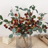 7Pcs Artificial Raspberry Plant Stems 15.7'' Simulated Berry Bouquet for Home... gallery