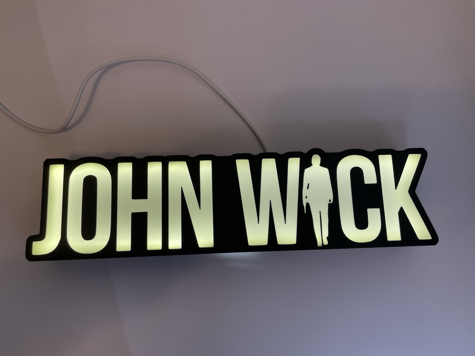 John Wick Light Box Sign gallery