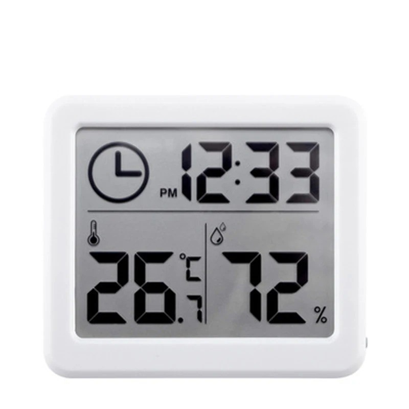Digital Desk Clock Temperature Humidity Wall Clock Home Kitchen Office Decor gallery