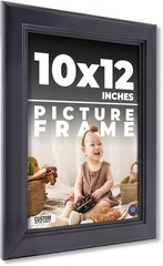 10×12 Frame Black Passaggi Solid Wood Picture Frame Width 1.5 Inches | Interior