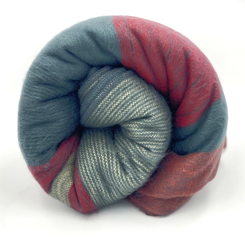 SOFT & WARM STRIPED ALPACA LLAMA WOOL BLANKET CARBON RED 98"x67" QUEEN gallery