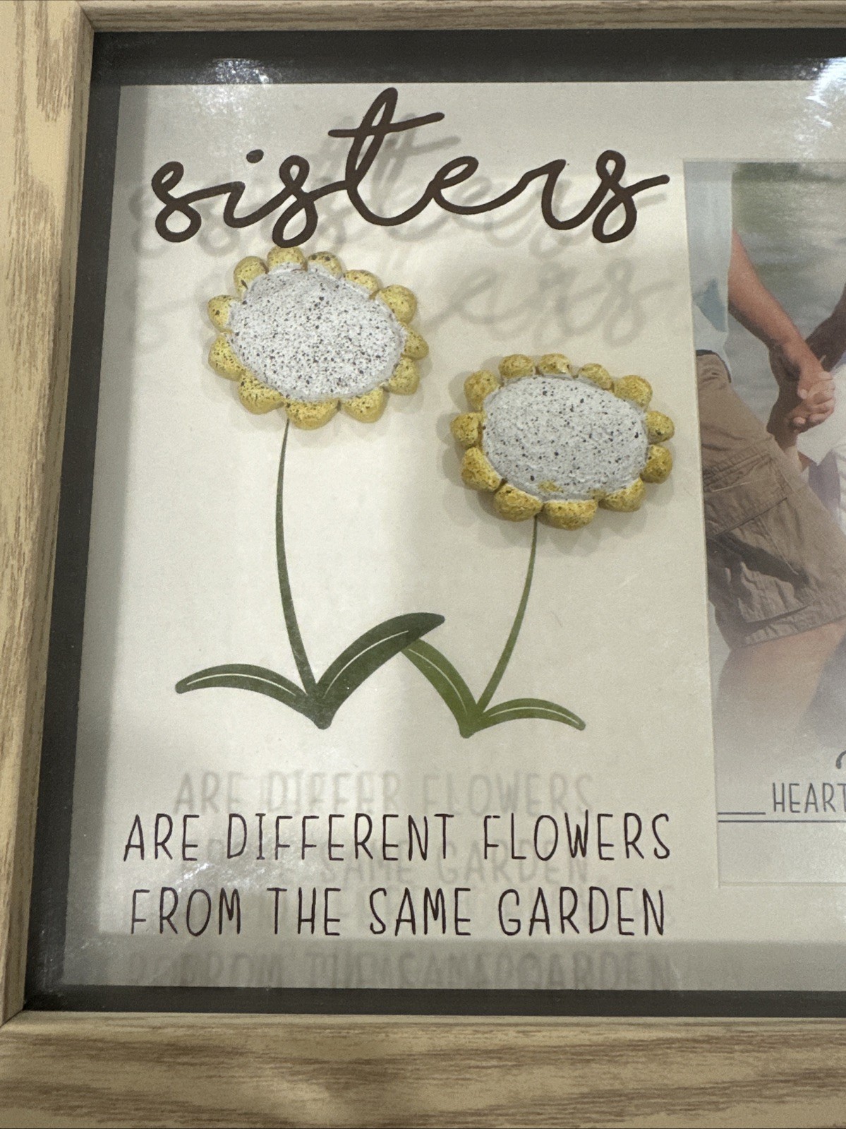 Picture Frame Shadow Box “sisters” Heart & Home Frame Collection By New View gallery