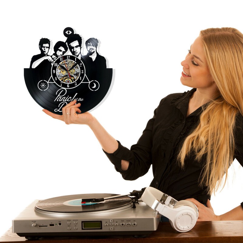 Panic! At the Disco Vinyl Wall Clock Decor Gift for Birthday Holiday Christmas gallery