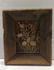 Antique Rustic Primitive Frame – Handmade From Old Reclaimed Wood 14″X12″X3″