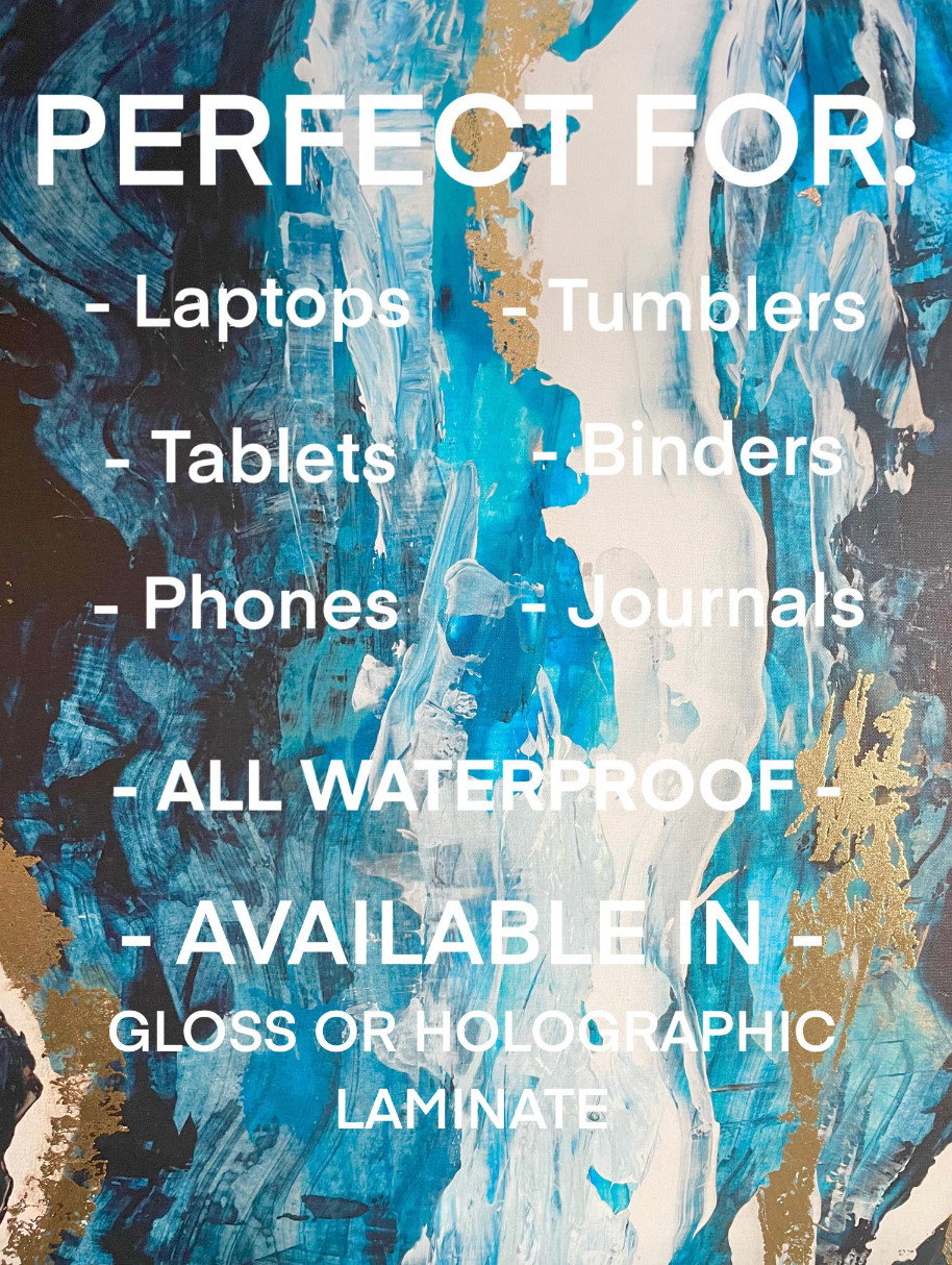 Sunflower Flower Bunch Sticker l Gloss or Holographic Laminate l Waterproof gallery