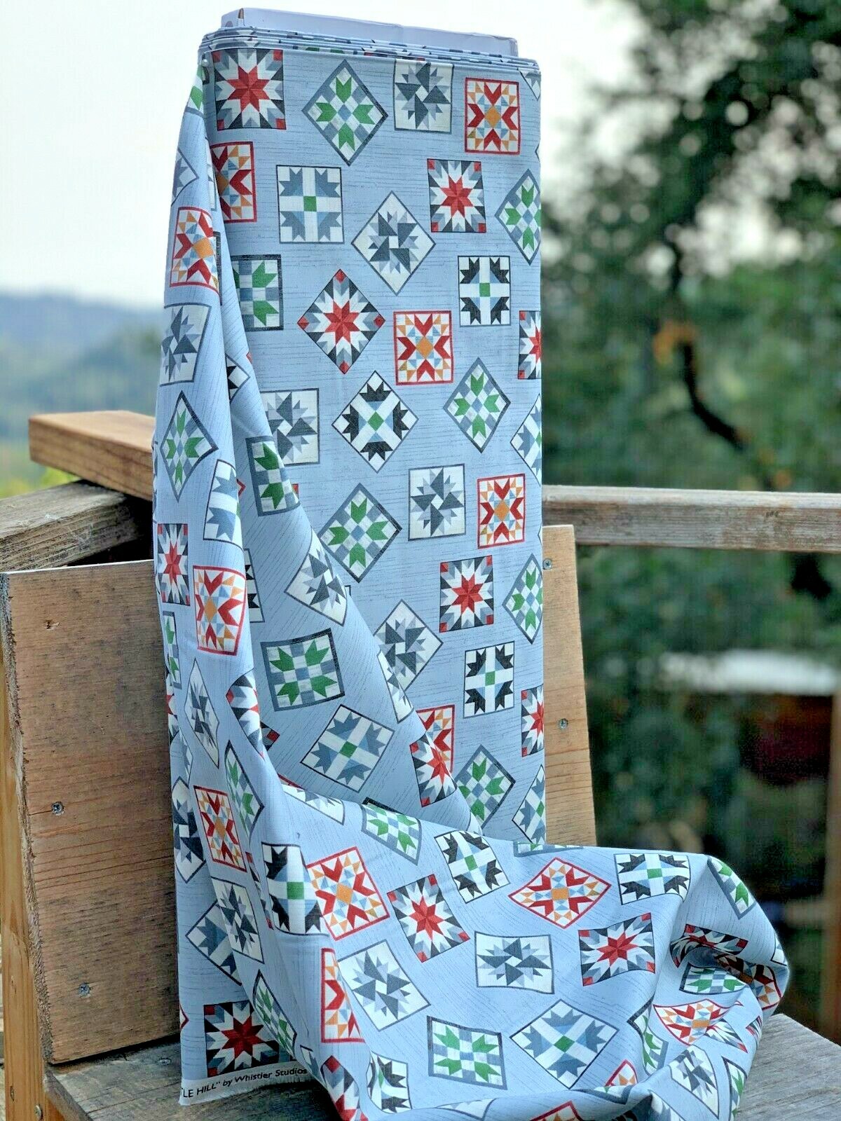 Mini Quilt Pattern - Medium Tone Background - Thistle Hill Fabric Collection gallery