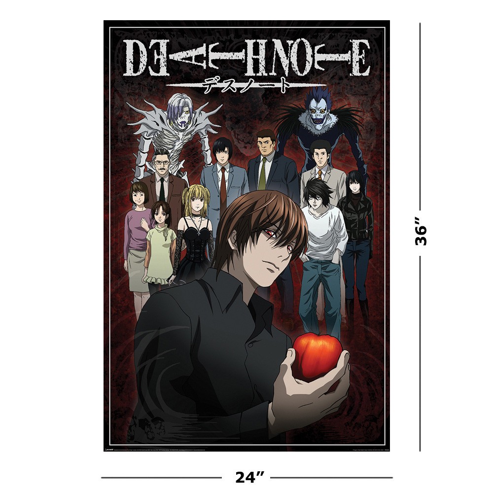 Death Note - Anime Poster (Characters - Light, L, Misa, Ryuk) (Size: 24" x 36") gallery