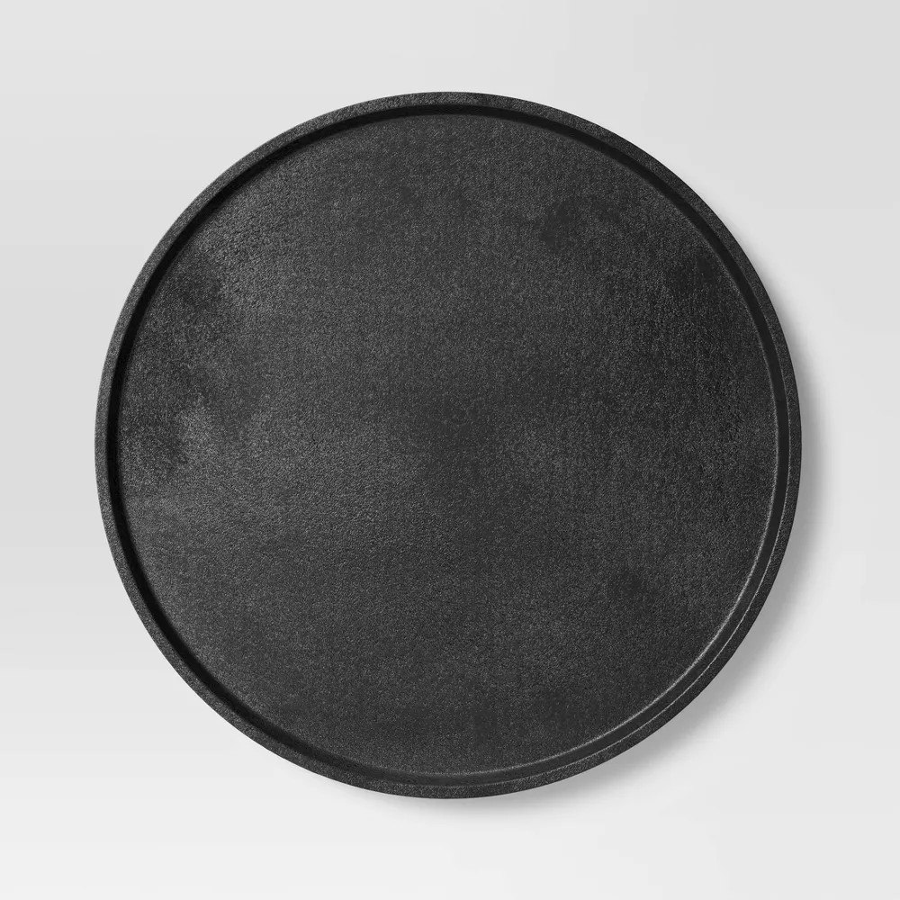 Cast Metal Round Tray - Threshold gallery