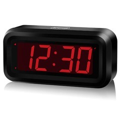 Alarm Clock Led Digital Clock Small Wall Clock Battery Operated Adjustable 3leve