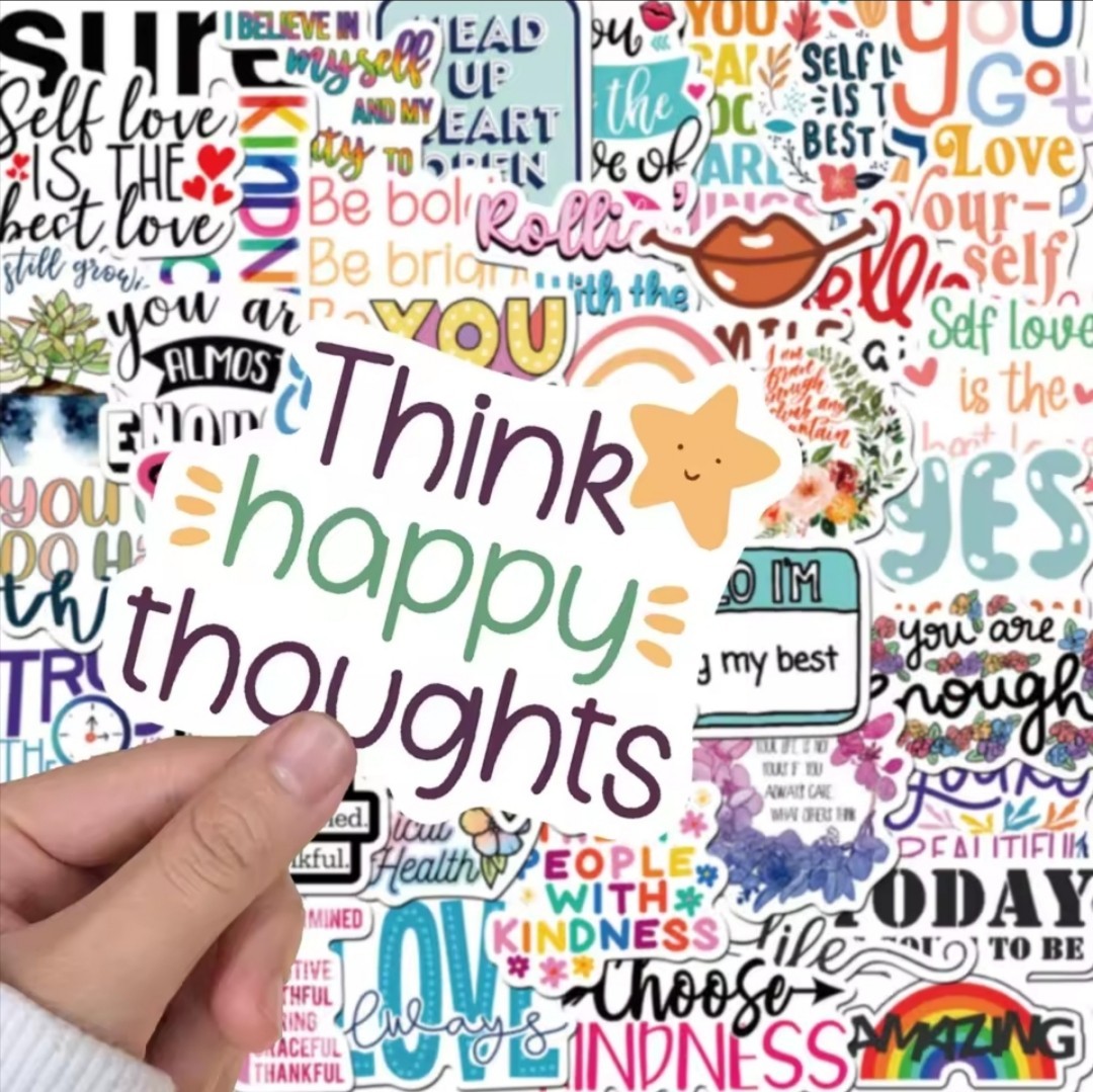 10 PCS Inspirational Motivational Quotes Sayings Stickers BRAND NEW gallery
