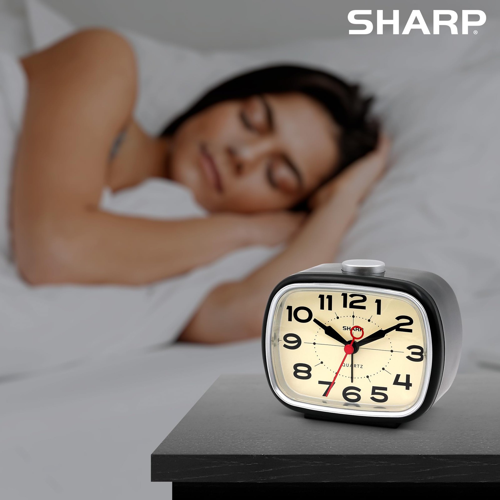 Battery Powered Alarm Clock, Retro Battery Operated Alarm Clock for Bedrooms gallery