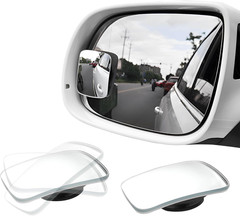 2 PCS Blind Spot Mirrors Rectangular Shaped Wide Angle Blindspot Mirror with