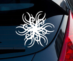 Stormlight Archives Pattern Indoor Outdoor Matte White Vinyl Decal 5.6″x5.2″