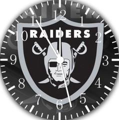 Oakland Raiders Frameless Borderless Wall Clock Nice For Gifts or Decor E438