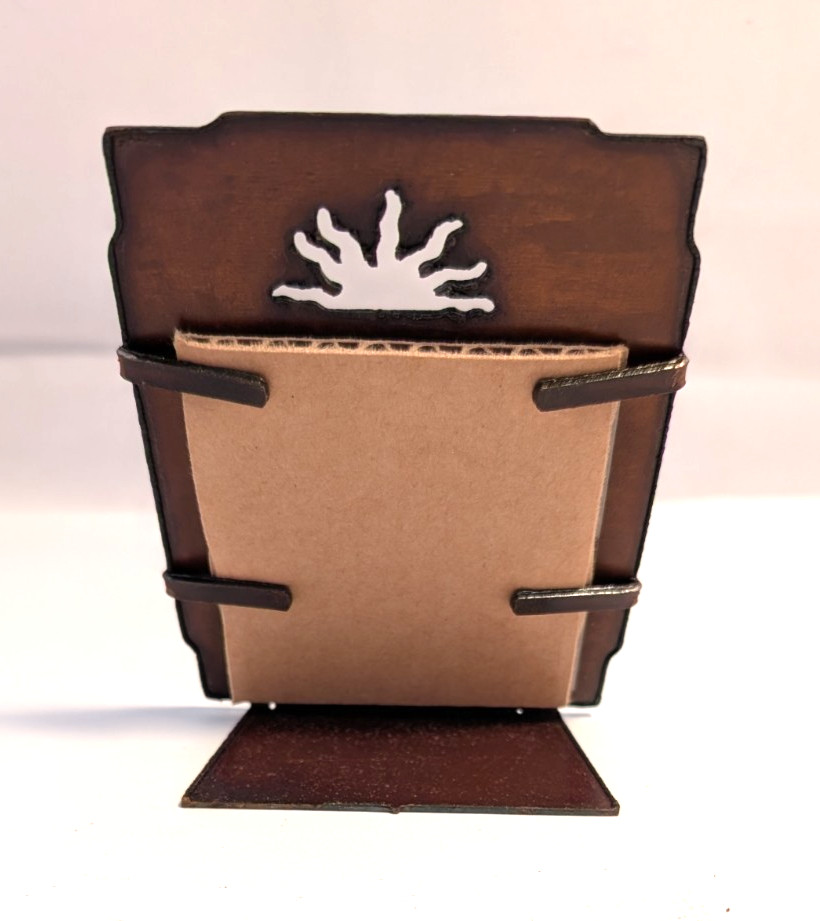 Handmade Agave Cactus Picture Frame Metal Table Top 5784 gallery