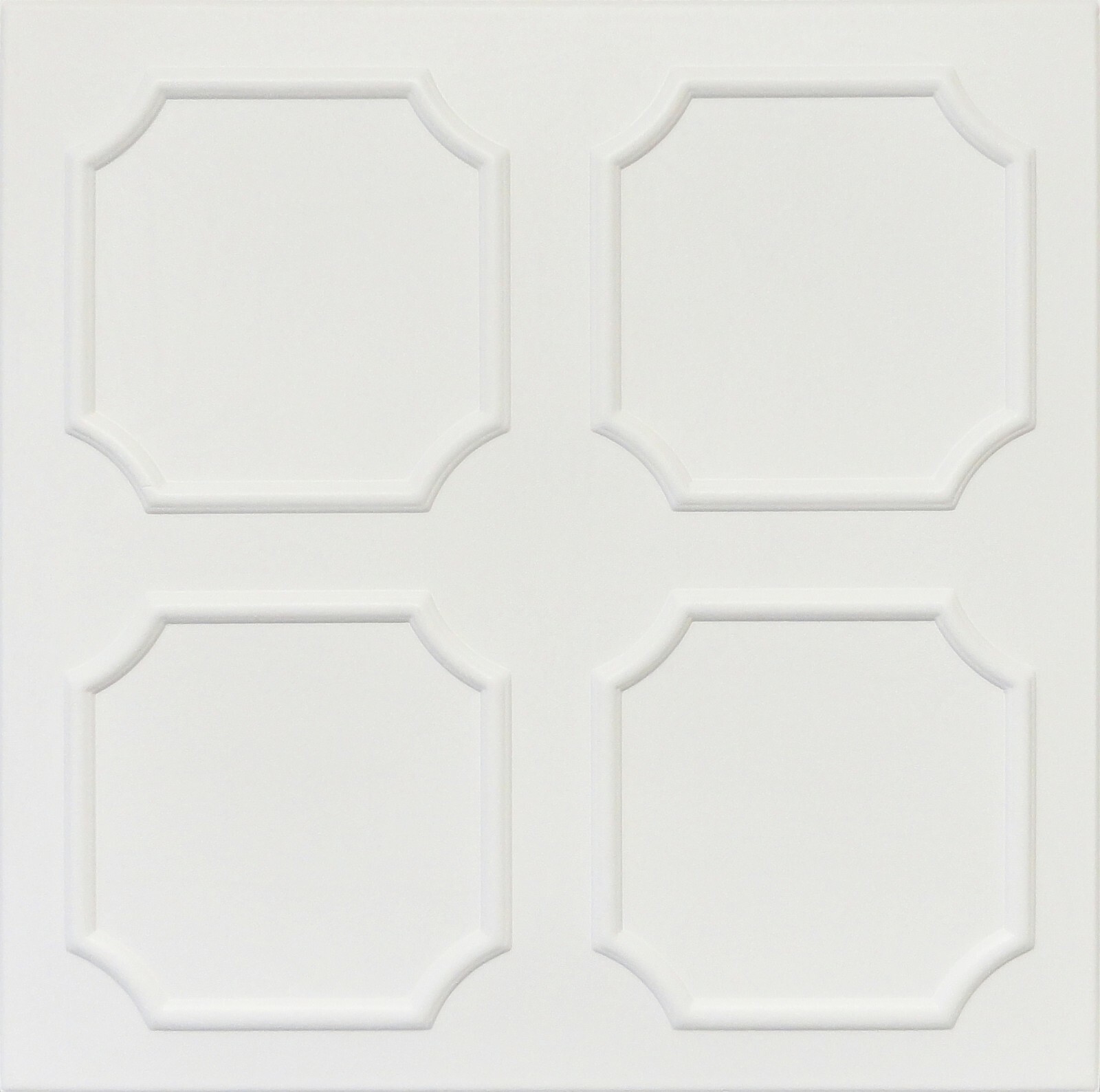Decorative Ceiling Tiles Easy Installation Ultra Pure White SATIN painted R1W gallery