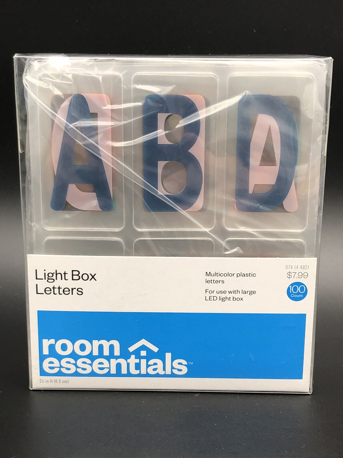 Room Essentials LED Light Box Letters Muti-color Plastic Letters 100 Count gallery