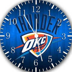 Oklahoma City Thunder Frameless Borderless Wall Clock Nice For Gifts E455
