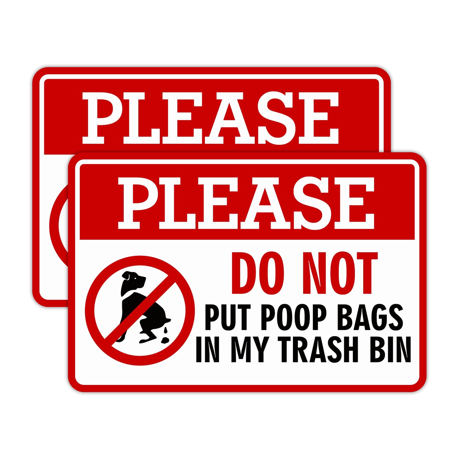 2PCS Please Do Not Dispose 1 Count (Pack of 2), Poop Bags-02 gallery