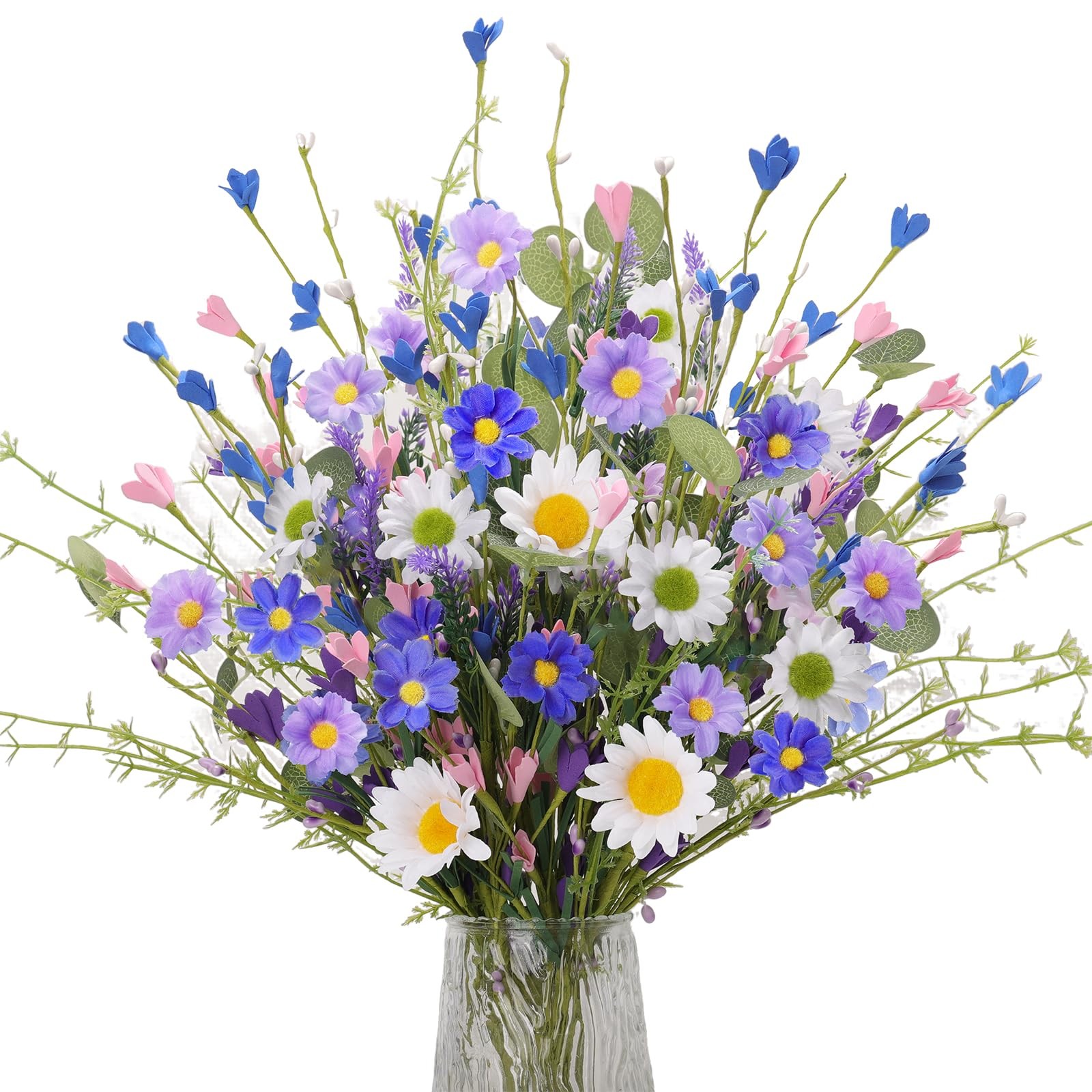 Artificial Spring Flowers 12 Pack Floral Picks 17 Inch Spring Floral Stems wi... gallery