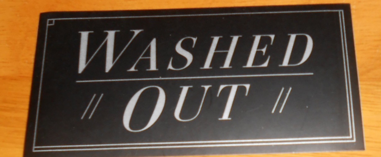 Washed Out Sticker Original Promo (rectangle) 4.5x2.25 Ernest Weatherly Greene gallery