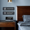 Supersonic Dual Alarm Clock with 2-in-1 Wireless Charger w 4 Brightness Levels gallery